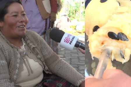 Flora Apaza conquista paladares con la calabaza cocida