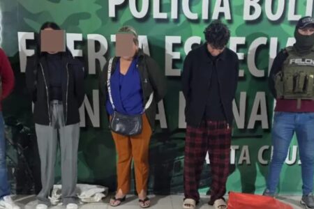 Una policía y dos familiares son enviados a la cárcel de Palmasola por presunto tráfico de 50 kilos de marihuana