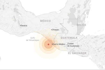 Terremoto de magnitud 7,4 sacude la costa de México, Guatemala y El Salvador